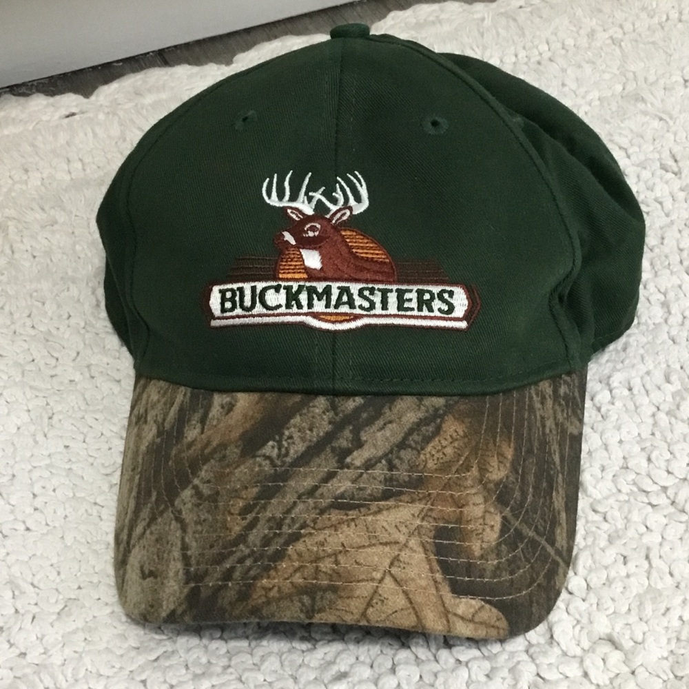 BUCKMASTERS Camo Bill VelcroBack Hat OSFA